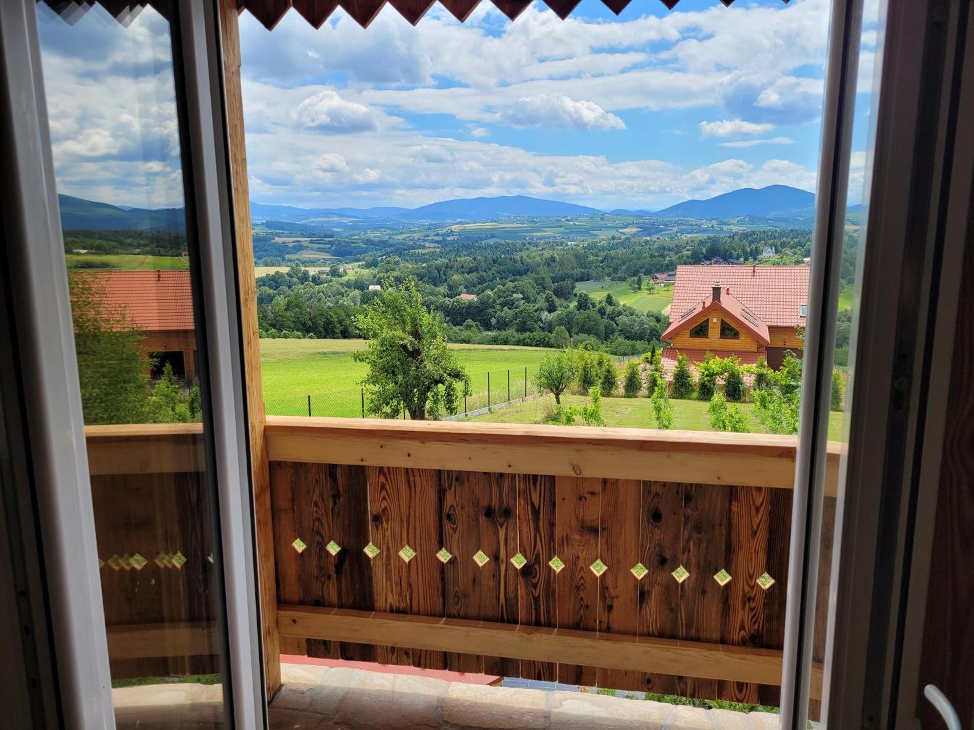 Fantastic View Vineyard Beskid Mountains Gruszow  객실 사진