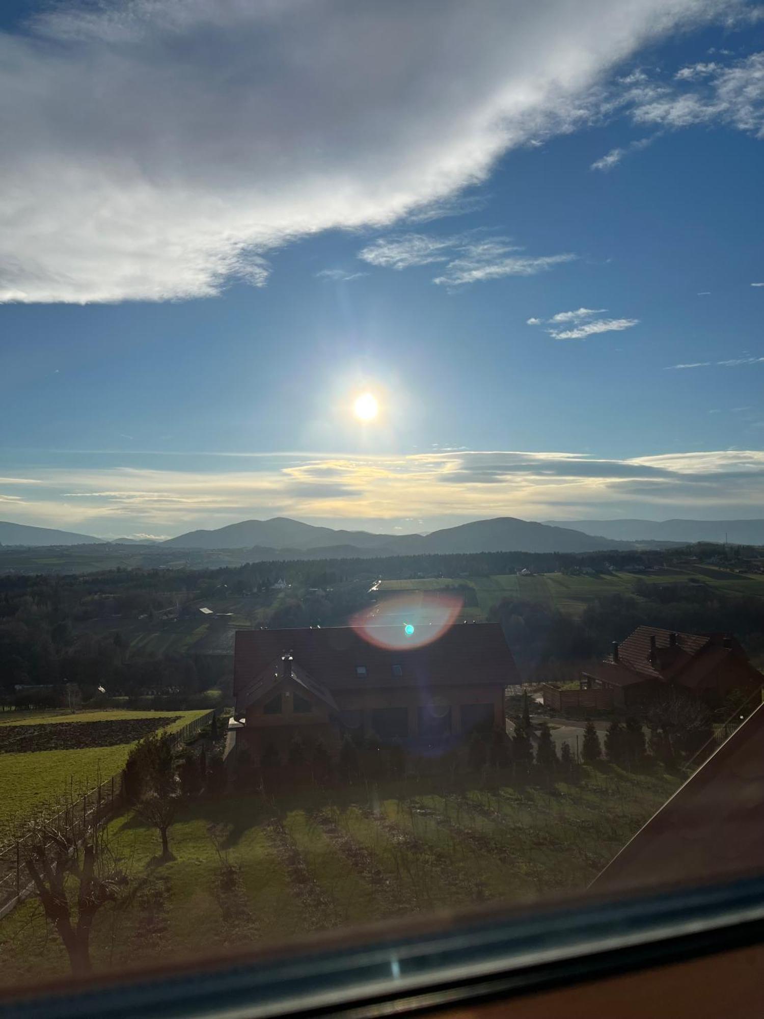 Fantastic View Vineyard Beskid Mountains Gruszow  외부 사진